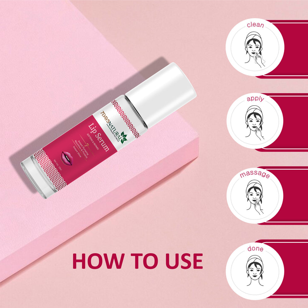 7Days Natural Lip Serum for men Soft & Supple Lips pack of -1 image 2