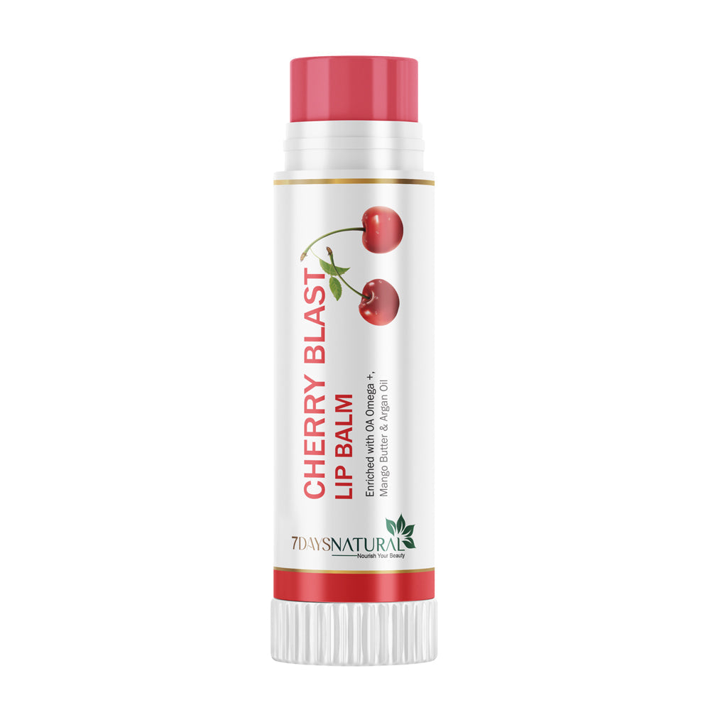 7 DAYS NATURAL Cherry Blast Lip Balm For Lips - 10GM image 1