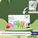 A+ 2020 Watermelon Soothing Gel Mask (12 Powder + 12 Gel) image 1