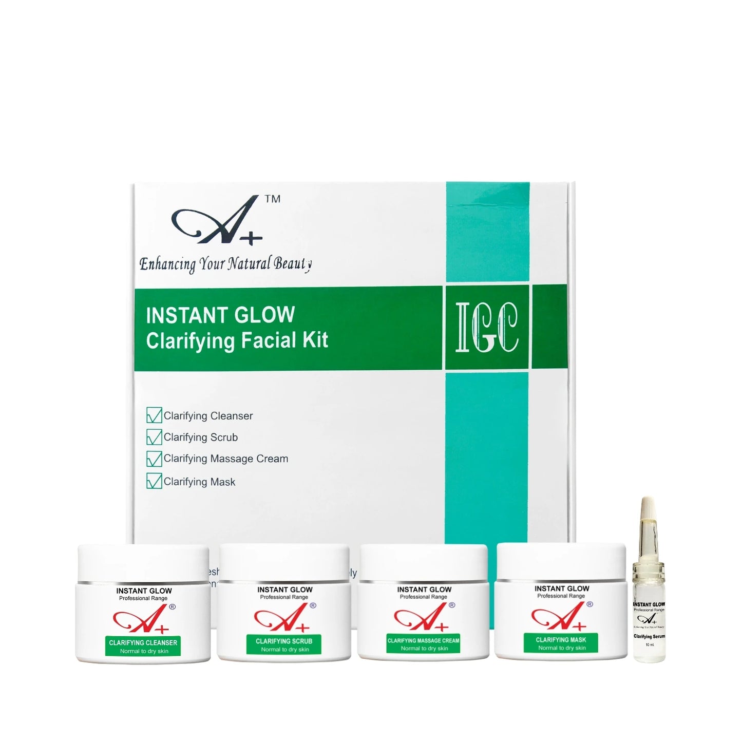 A+ Instant Glow Clarifying Facial Kit image 0