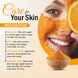 7Days Natural Orange Peel Face Powder Face Pack for Remove Scars, Marks, Dark Spots, Pimples (200 g) image 8