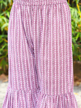Pink Printed Cotton Kurta and Sharara with dupatta - Elganza