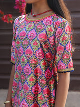 Pink Color velvet Kurta Set with Dupatta - Elganza