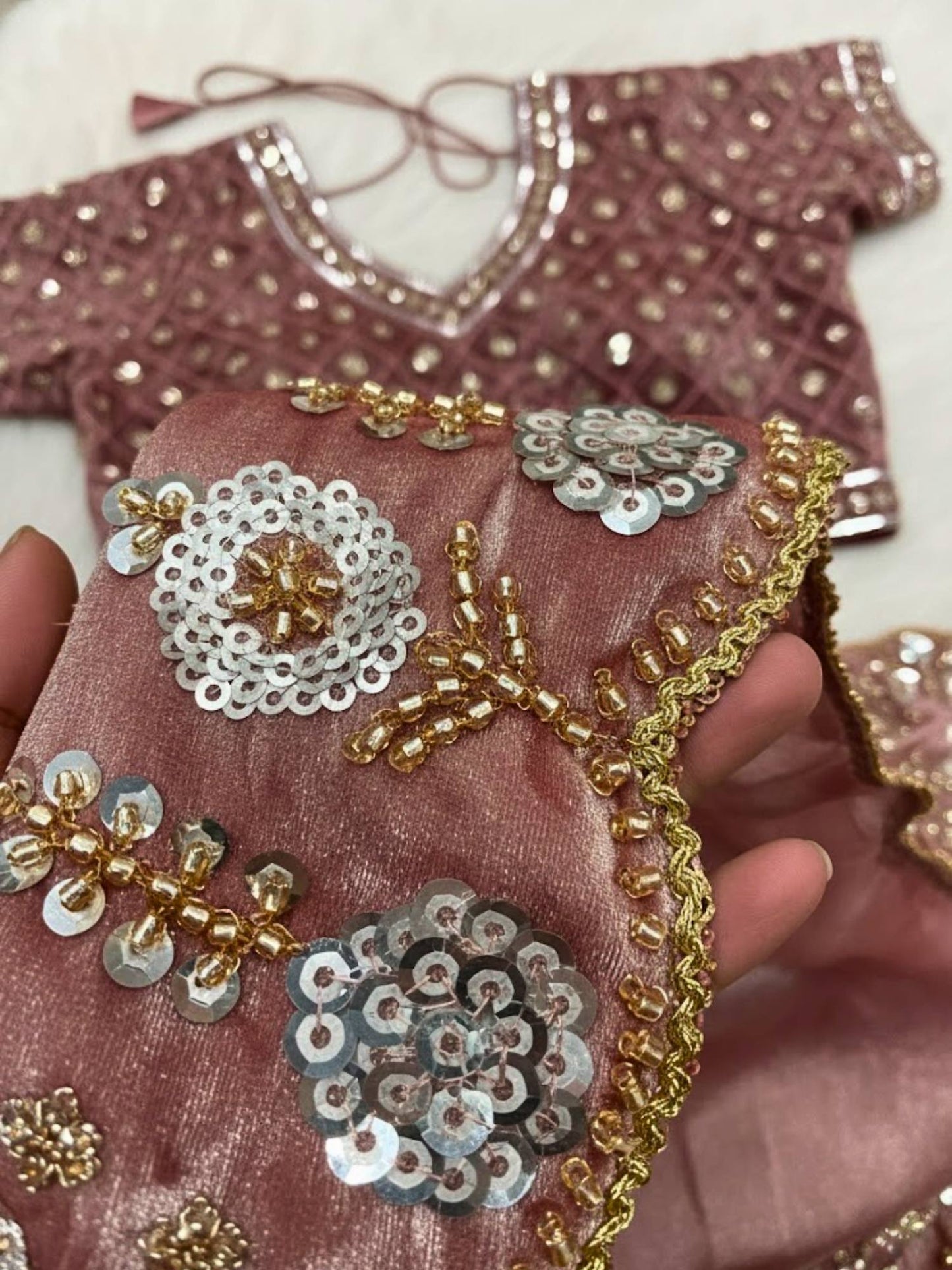 Women Embroidered Satin Silk Saree with Unstitched Blouse