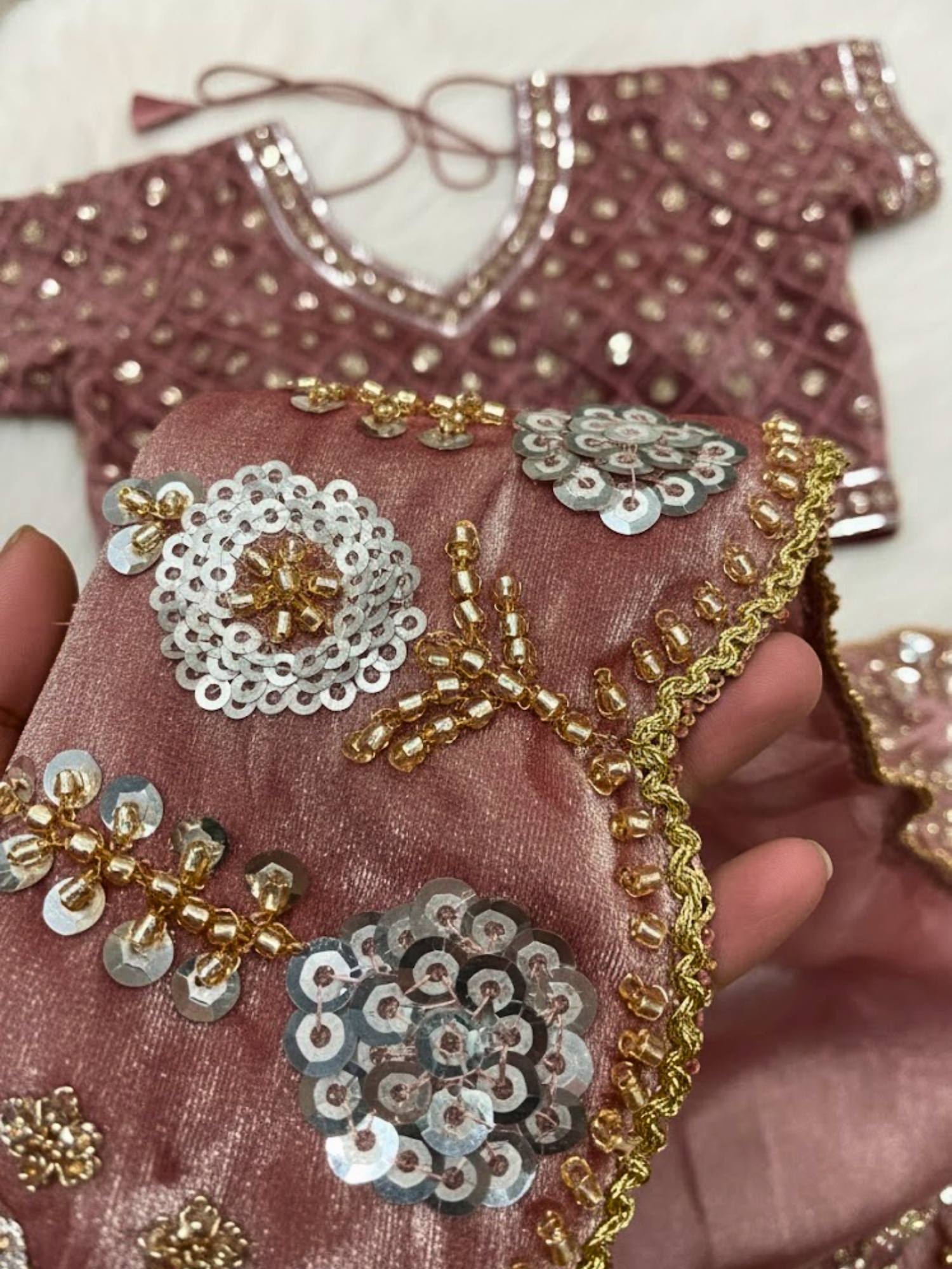 Women Embroidered Satin Silk Saree with Unstitched Blouse