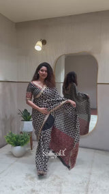 Premium Classic Designer Soft Chinon Silk Saree