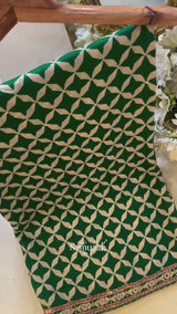 Premium Classic Designer Soft Chinon Silk Saree