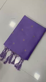 ✨ Super Hit Pure Silk Saree – Pure Soft Gold Zari Kanchivram Paithani Silk with Contrast Kadiyal Border & Heavy Mina Zari Pallu